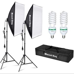 MOUNTDOG Softbox Lighting Kit ***like new***